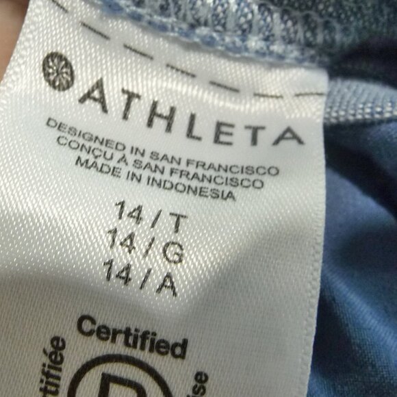 ATHLETA RETREAT LINEN JOGGERS 14 TALL - Picture 9 of 9